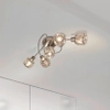 Lampa na sufit Josefa 1281050 Nave crystals glamour do jadalni srebrna