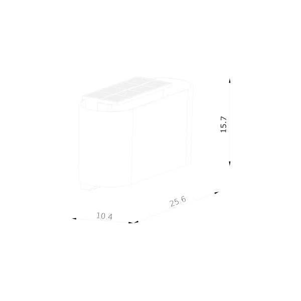 Solarna lampa ścienna Piola 2418051001 LED 5W 3000K IP44 biała