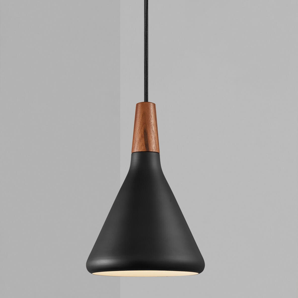 Metalowa lampa wisząca Nori 2120803003 do jadalni czarny brązowy