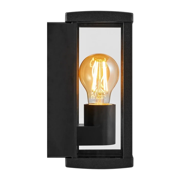 Ścienna lampa na elewację Luchy 2418231003 IP44 metalowa czarny