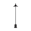 Lampa stojąca ogrodowa Brezza ABR-SOB-6W LED 6W IP65 słupek czarny