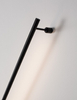 Nowoczesny kinkiet salonowy Buin LED 15W 3000K natynkowy czarny