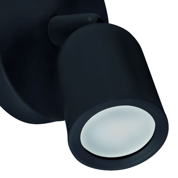 Kinkiet regulowany BOGNA 03983 Ideus tuba do salonu spot czarny