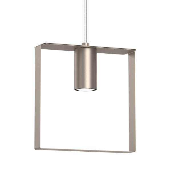 Lampa wisząca kuchenna ORTIGA 5046 Shilo metalowa platynowa