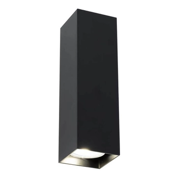 Kinkiet LAMPA ścienna OZU 4402 Shilo metalowa OPRAWA przyścienna prostokątna czarna