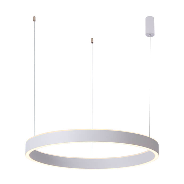 Lampa wisząca okrąg Brasco PND-56215D-060RPP-WH-3KS4K-TRDIMM Italux LED 60W 3000-4000K biały