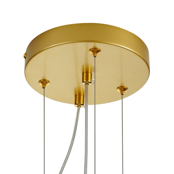 Dekoracyjna lampa wisząca Susso ST-8713P-L Step druciana złota