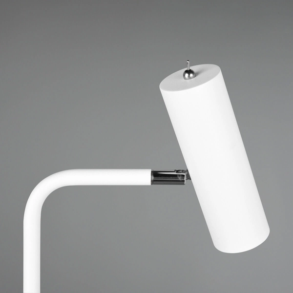 Salonowa lampa podłogowa VANTOS DL131412400 Trio regulowana tuba biała