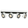 LAMPA sufitowa TECHNO ML3843 Milagro listwa LED 40W 3000K reflektorki białe czarne