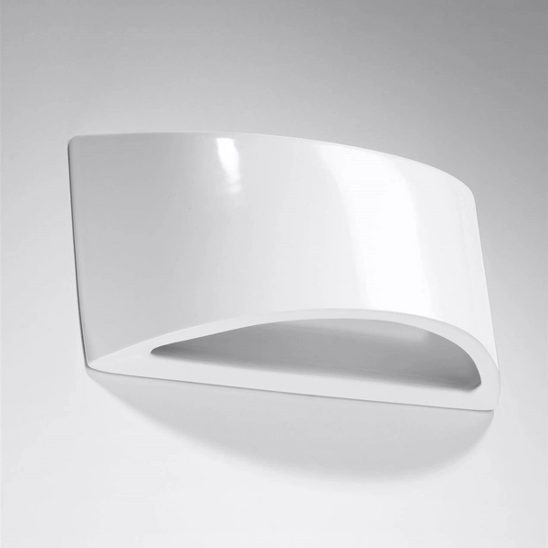 Biała lampa ścienna SL.1048 nowoczesny kinkiet do przedpokoju