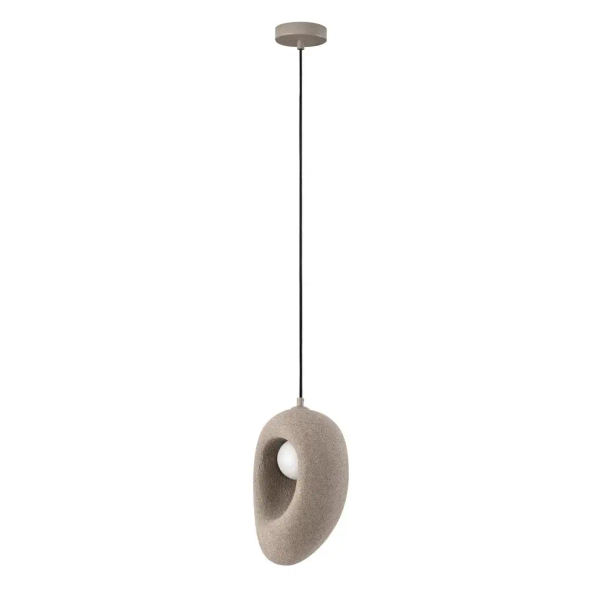 Salonowa wisząca lampa LONTIZA LE45336 nad stół brązowa