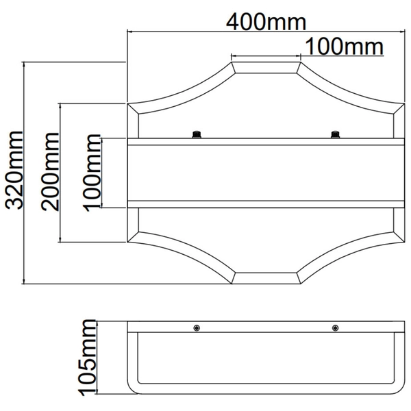 Kinkiet LAMPA klasyczna Gerdo Parette Old Gold Orlicki Design metalowa OPRAWA prostokątna ścienna złota kremowa