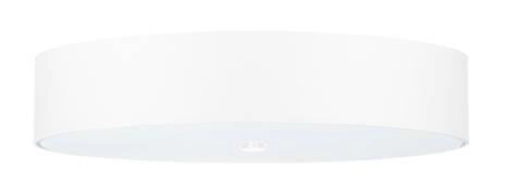 LAMPA sufitowa SL.0809 okrągła OPRAWA plafon abażurowy biały