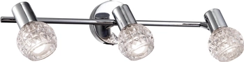 Lampa ścienna Alpina K-C9590B/3 glamour z regulacją chrom