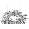 Designerska wisząca lampa Monete MSE1501100177 Moosee do salonu chrom