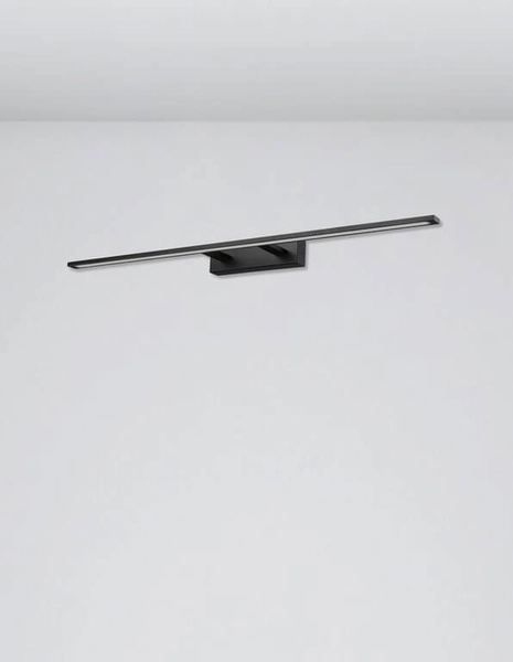Łazienkowa lampa ścienna Inirida listwa LED 30W czarna