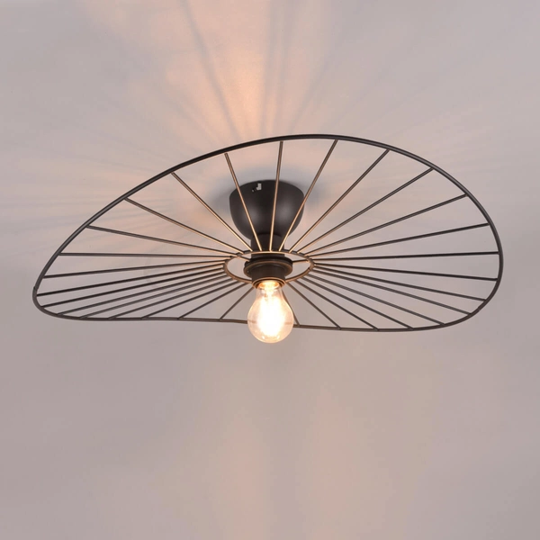 Nasufitowa lampa Chapeau R61451032 RL Light kapelusz japandi czarna