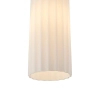 Szklana lampa wisząca MIELLA 2412523001 tuba nad stół biała