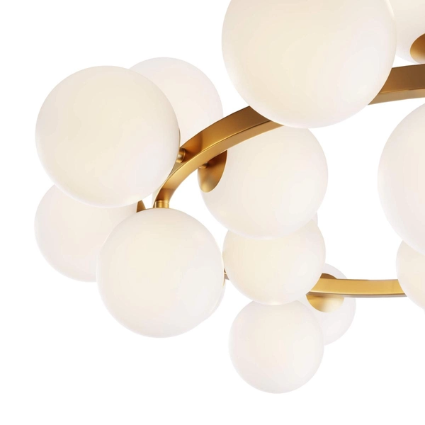 Wisząca lampa molekułowa Dallas MOD545PL-25BS balls białe złote