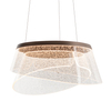 Wisząca lampa Foren PND-59178-47W-3K Italux LED 47W 3000K brązowy przezroczysty