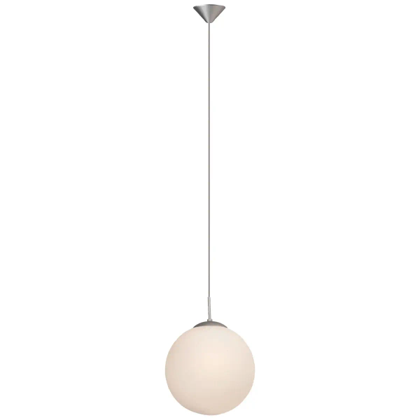 Kulista lampa wisząca Fantasia 93277/05 okrągła srebrna biała