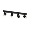 Salonowa lampa metalowa Helvia 4-punktowa LED 20W 4000K czarna