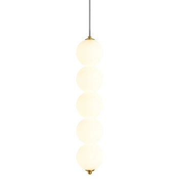 Nowoczesna wisząca lampa Pontti LWKM5 LED 15W 3000K kule złote