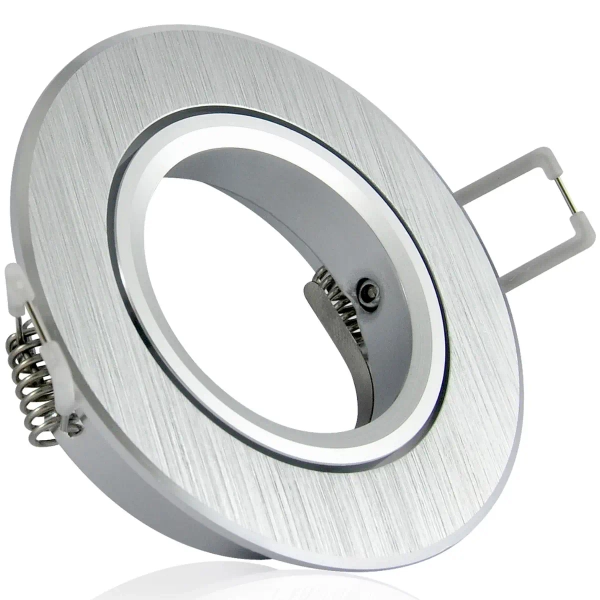 Podtynkowe oczko EAST 301550 regulowane okrągłe srebrne