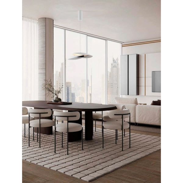 Ledowa lampa wisząca do salonu YACUIBA LE44739 LED 22W 3000K biała