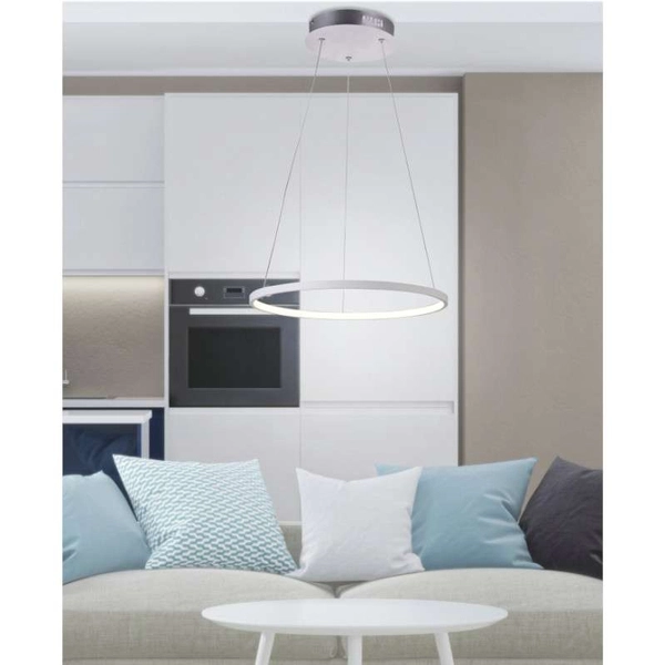 Lampa wisząca LUNE 31-64639 futurystyczna LED 18W 4000K pierścień biały