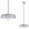 Wisząca LAMPA loftowa CAEN 107924 Markslojd metalowa OPRAWA regulowany ZWIS hygge mosiądz szara