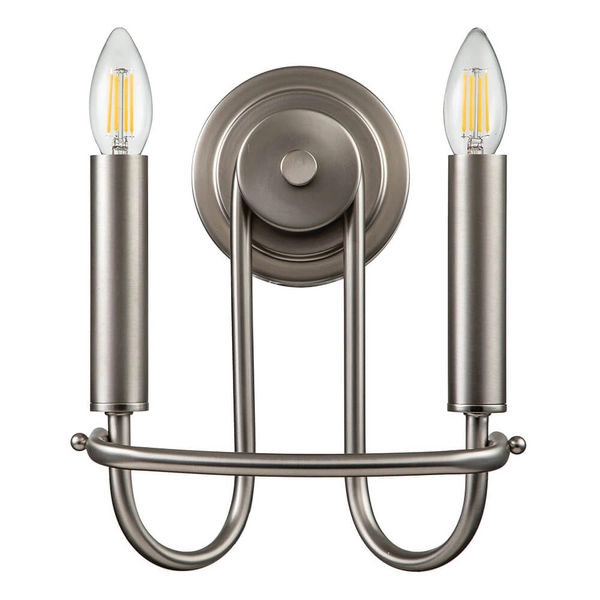 Ścienna lampa świecznikowa Capitol Hill KL-CAPITOL-HILL2-BN srebrny