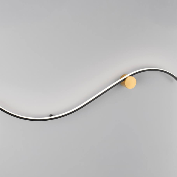 Lampa naścienna do kuchni CUZCO LE44313 LED 20W 3000K czarna złota