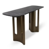 Czarna komoda ESSENZA MM001501100386 złota dekor marmuru 150cm