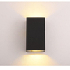 Ogrodowa lampa elewacyjna MODERN KM2X3WW LED 6W 3000K IP65 czarna