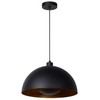 LAMPA wisząca SIEMON 45496/01/30 Lucide metalowa OPRAWA zwis kopuła czarny