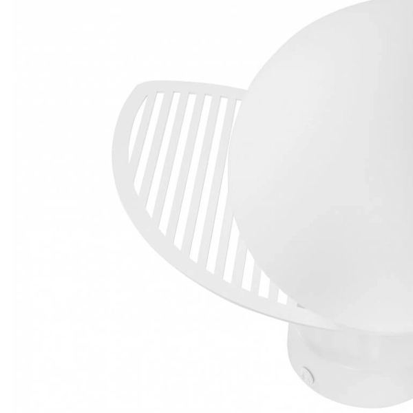 Okragła lampa ścienna Fyllo FYB11000 do sypialni kula biała