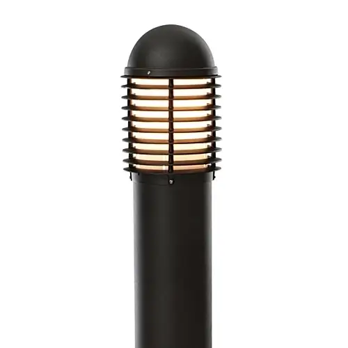 Ogrodowy słupek LOUVRE CH200E27BK na taras IP44 czarny