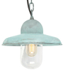 Lampa wisząca do ogrodu SOMERTON-CH-V Elstead kopuła zielona