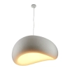 Lampa wisząca nowoczesna biała tworzywo STONE DN426-800 kloszowa E27 do jadalni 1p