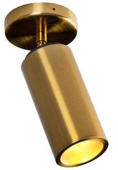 LAMPA sufitowa VARSOVIA C0146 Maxlight metalowa OPRAWA plafon regulowana tuba mosiądz