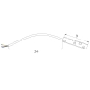 Zasilanie szyny przy użyciu zasilacza zewnętrznego Magnetic MA0018 Maxlight biały