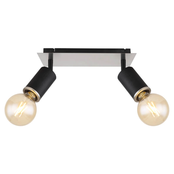 Spot lampa sufitowa Joseba 54032-2B 2-punktowa czarna