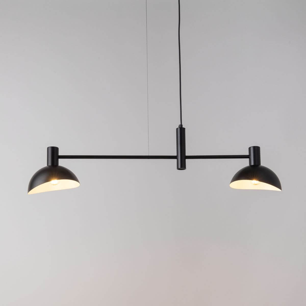 Czarna lampa wisząca Artis do jadalni nad stół industrial