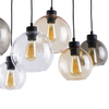 Lampa wisząca molekuły Cubus 2164 TK Lighting loftowa szklana czarna