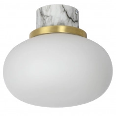 Łazienkowa lampa sufitowa LORENA 03140/23/61 ball IP44 złota biała outlet