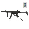 Młodzieżowy kinkiet ścienny KLMP5 LED RGB karabin USB czarny