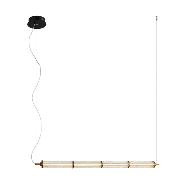 Lampa wisząca kuchenna Sanpo PND-26384-4-GD-CL LED 11W 3000K przezroczysta