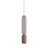 Wisząca lampa do sypialni CAMELEON SINGLES 12198 terakota beżowa