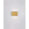 Kinkiet ścienny prostokątny do jadalni LORANCA LE45564 LED 10W 3000K złota
